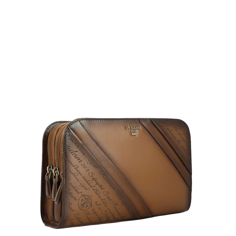 Da Milano Signato Leather Multi Pouch - Con